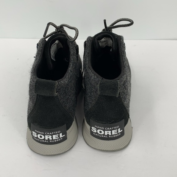 Sorel Out n About III waterproof winter boots lace-up ankle gray black new 6 - Picture 5 of 7